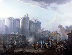 250x193 Storming Of The Bastille - Storming Of The Bastille Painting
