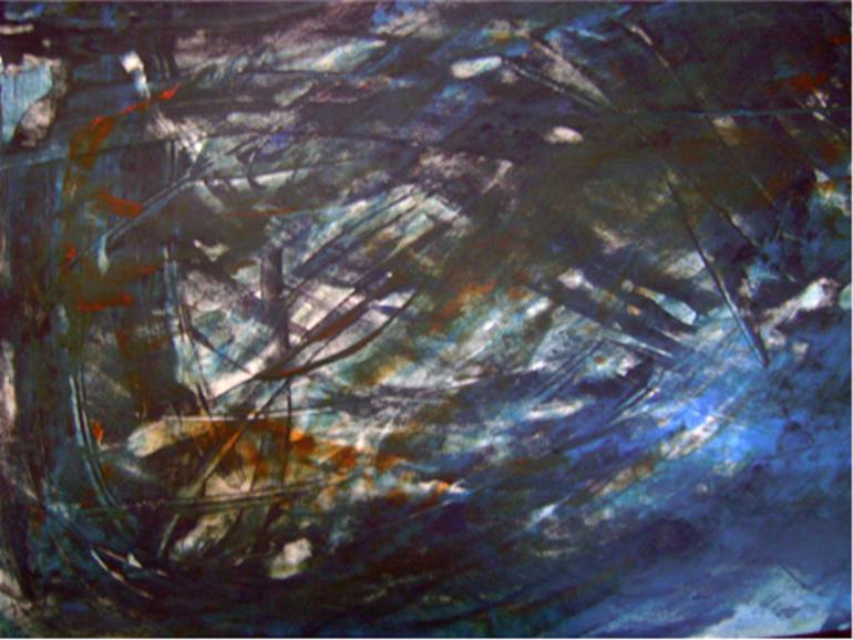 770x578 Saatchi Art Stormy Night Painting By Selene Ambrosio - Stormy Night Painting
