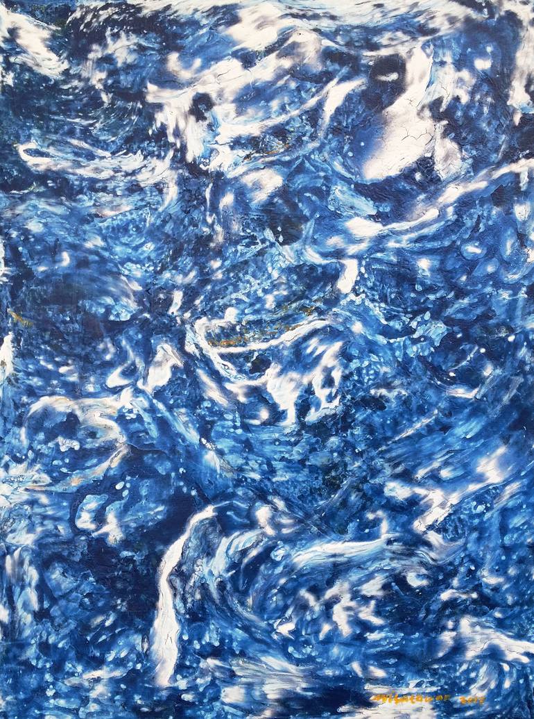 770x1035 Saatchi Art Stormy Night Painting By Gusti Wis - Stormy Night Painting