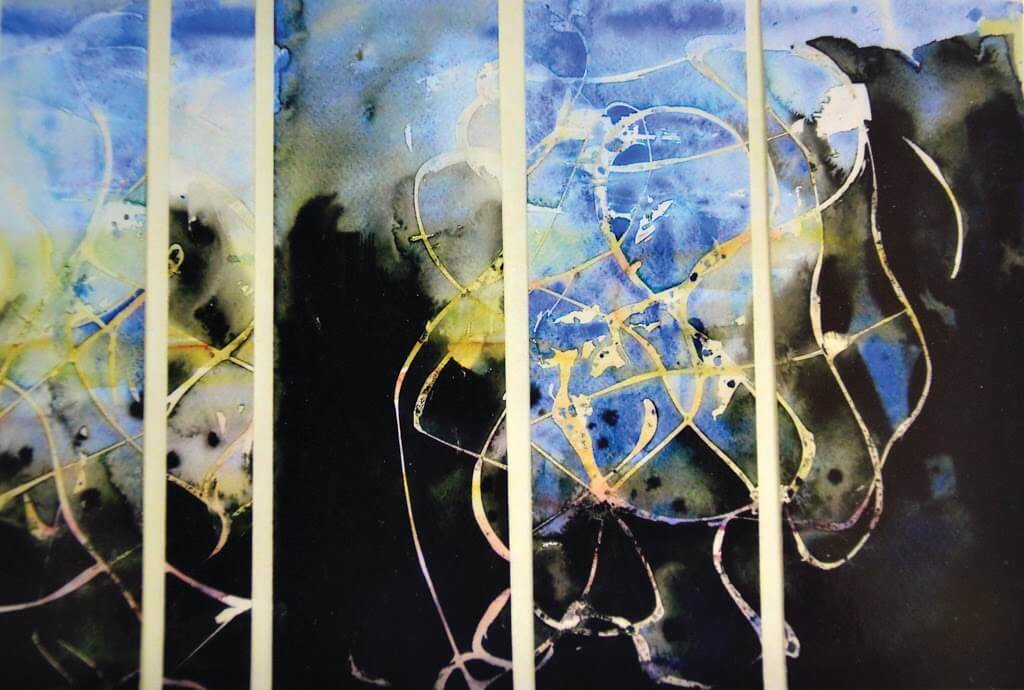 1024x690 Contemporary Art - Stormy Night Painting