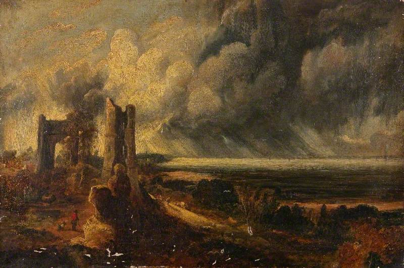 800x532 Hadleigh Castle, The Mouth Of The Thames Morning After A Stormy - Stormy Night Painting