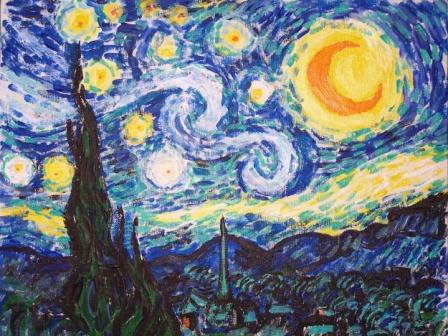 448x336 Maps - Stormy Night Painting