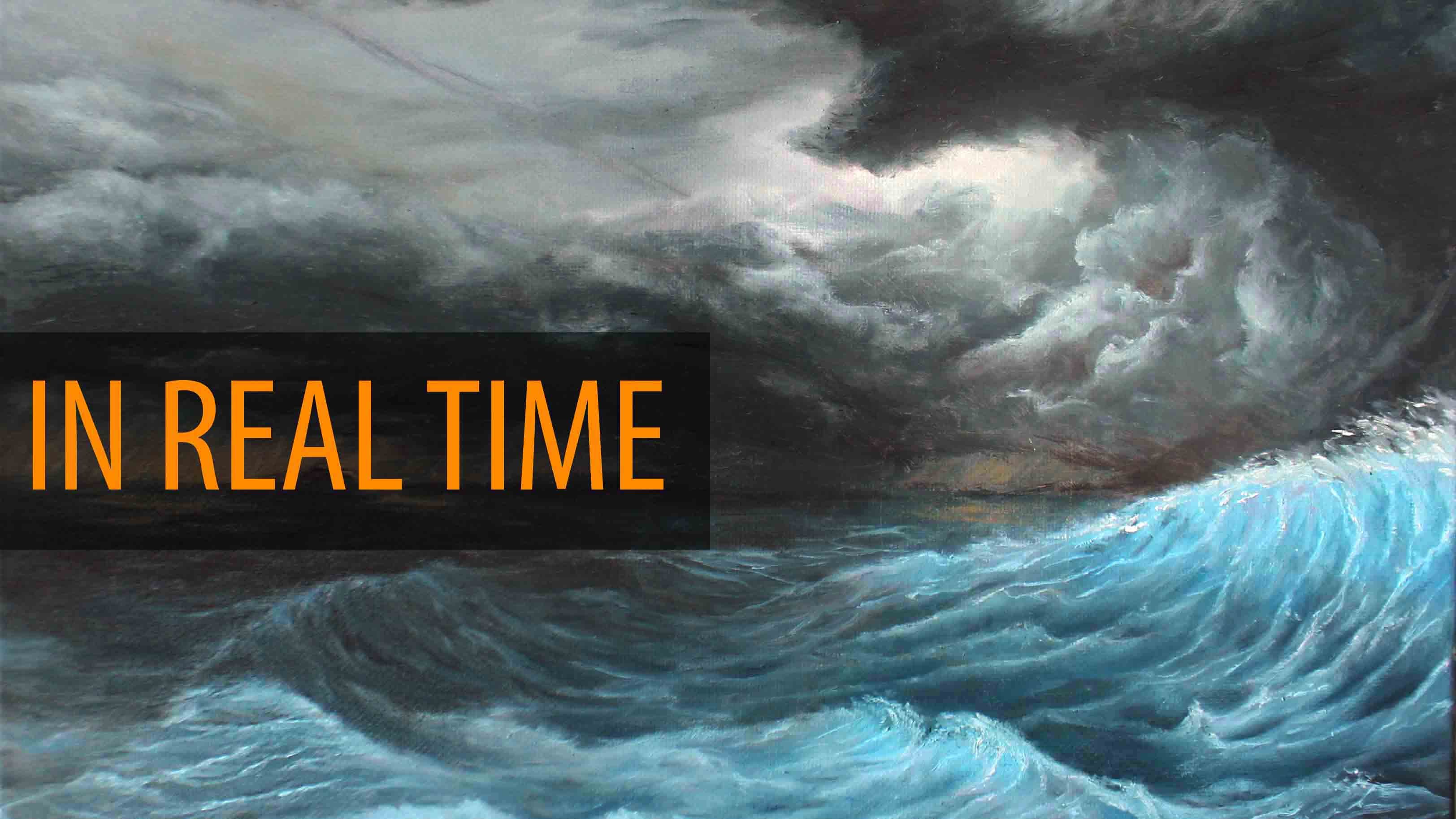 3248x1827 Painting An Ocean With Stormy Clouds - Stormy Ocean Painting