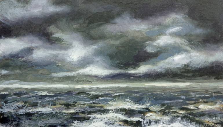 770x441 Saatchi Art Dark And Stormy Painting By Jennifer Swoyer - Stormy Painting