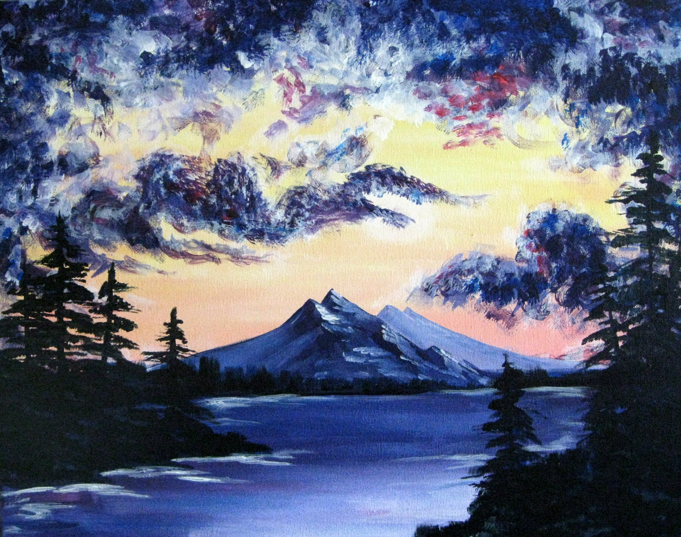 2616x2062 East Side Mario'S - Stormy Painting