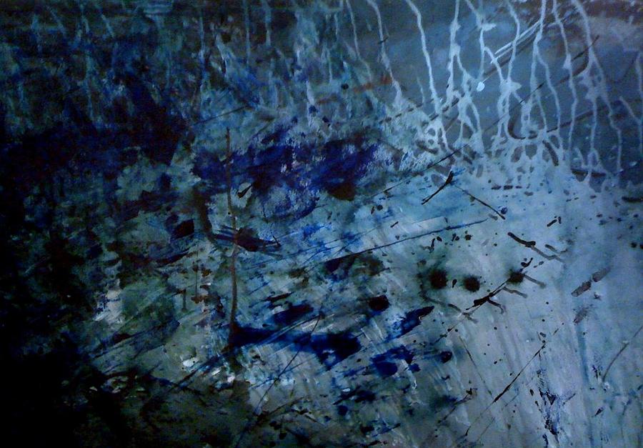 900x627 Stormy Sea Painting By Holly Suzanne - Stormy Sea Painting