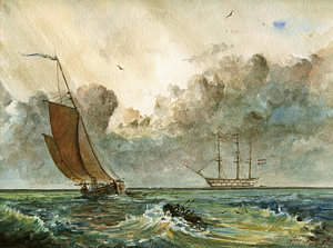 300x223 Stormy Sea Paintings Fine Art America - Stormy Sea Painting