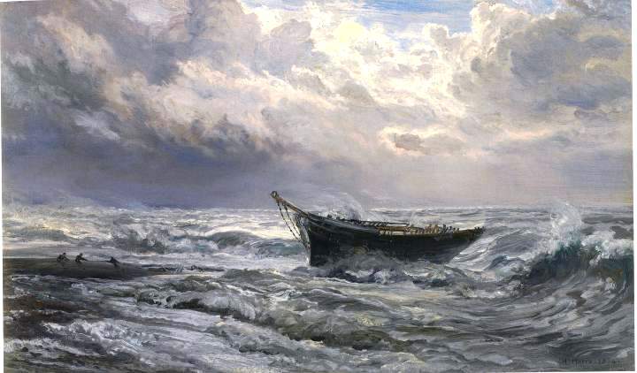 720x422 Stormy Seas Sea Painting Oil Strangematter - Stormy Sea Painting
