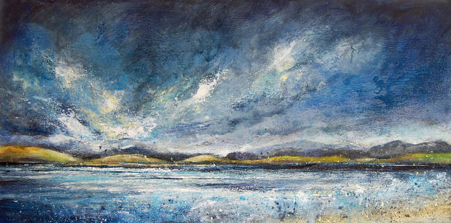 Stormy Sky Painting at PaintingValley.com | Explore collection of ...