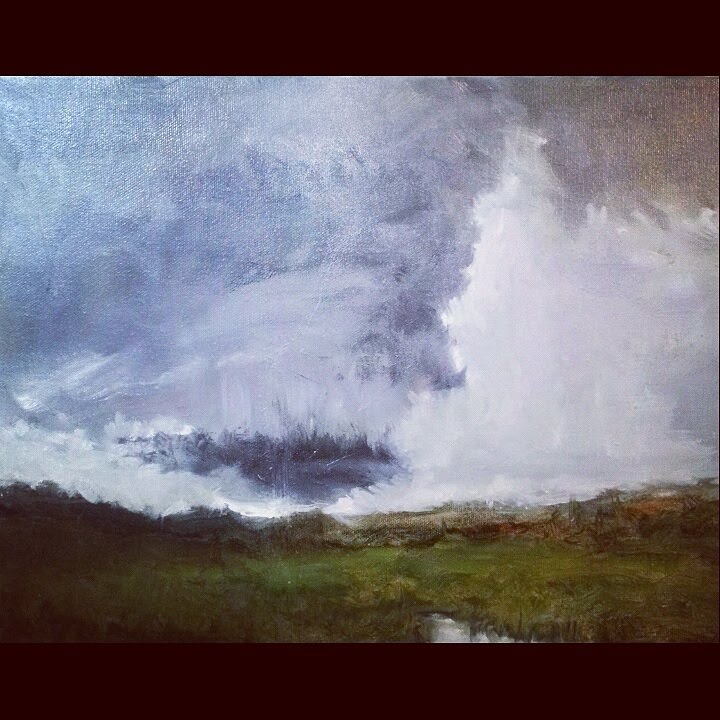 Stormy Sky Painting at PaintingValley.com | Explore collection of ...