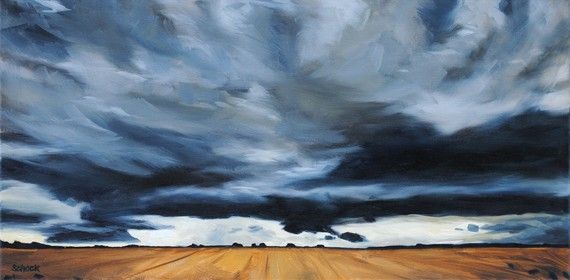 Stormy Sky Painting at PaintingValley.com | Explore collection of ...