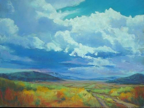 Stormy Sky Painting at PaintingValley.com | Explore collection of ...