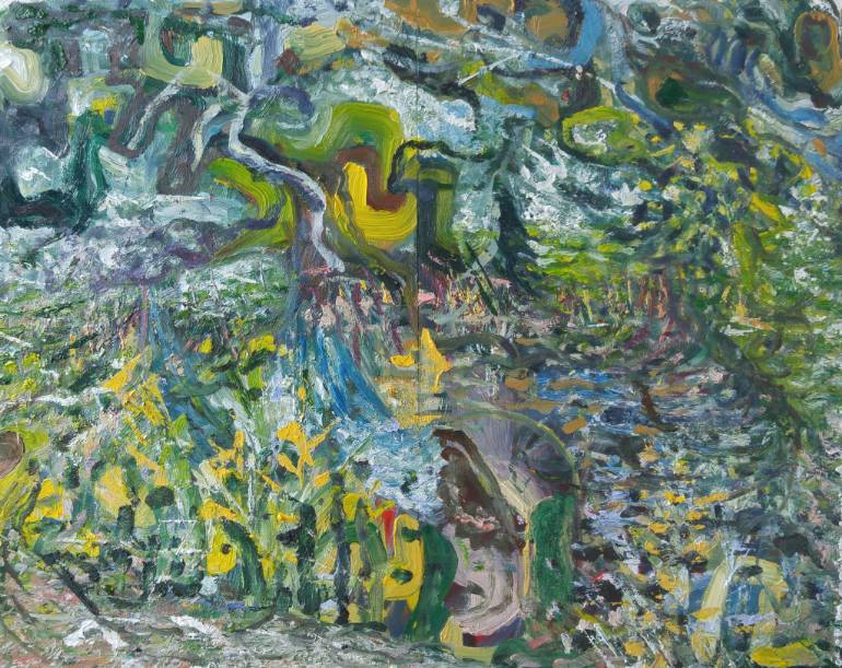 770x611 Saatchi Art Stormy Weather Painting By Russell Belue - Stormy Weather Painting