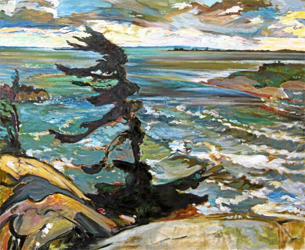 620x508 Stormy Weather By The Group Of Seven Painter Frederick Varley - Stormy Weather Painting