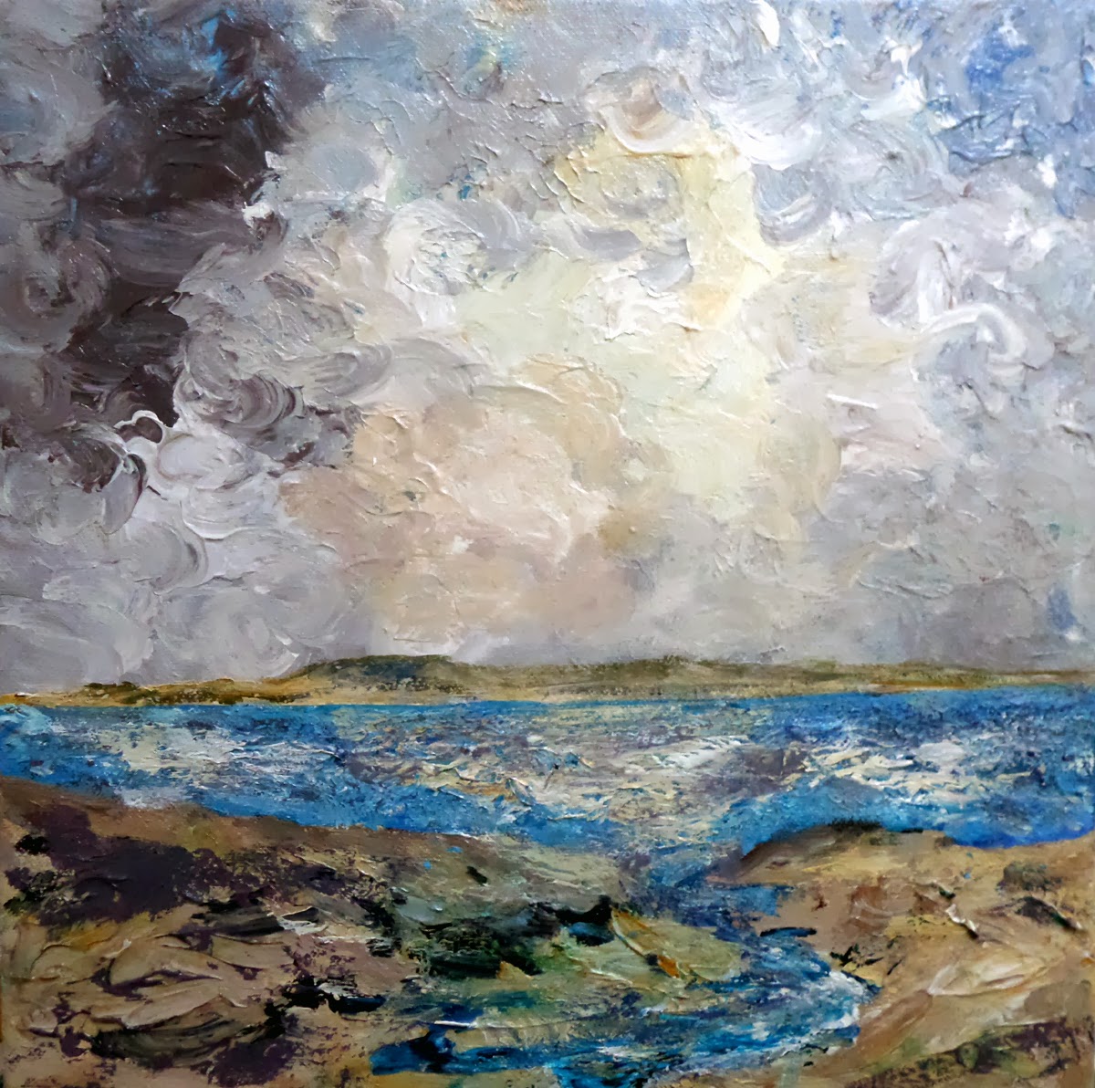 1200x1192 The Official Blog Of The Dublin Painting And Sketching Club - Stormy Weather Painting