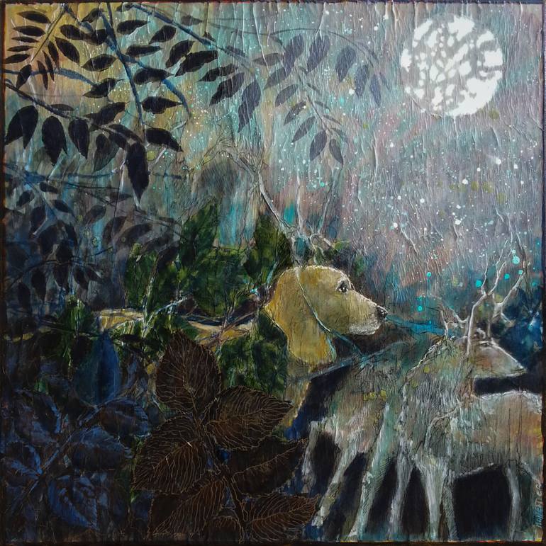 770x771 Saatchi Art Christmas Tale Illustration - Story Painting