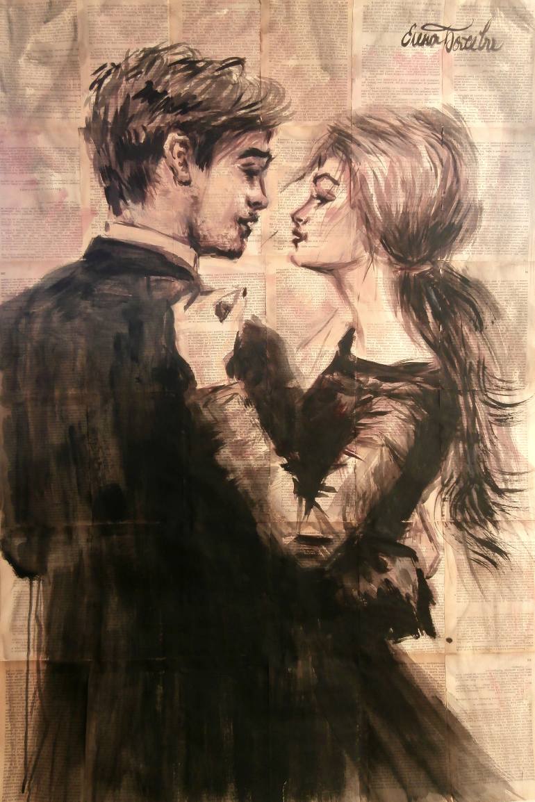 770x1154 Saatchi Art Love Story Painting By Elena Bacheva - Story Painting
