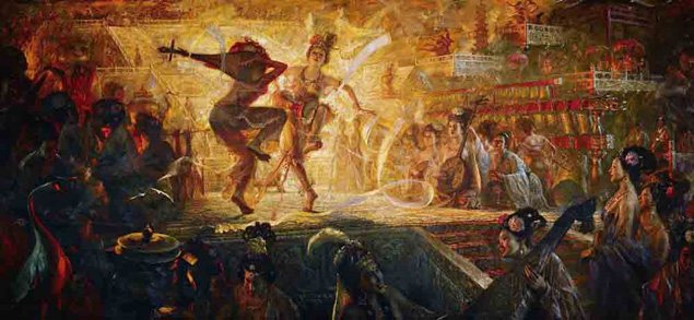 635x293 Story Painting Zhiwei Tu Fine Art - Story Painting