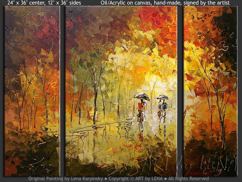 800x600 Autumn Love Story Art By Lena - Story Painting