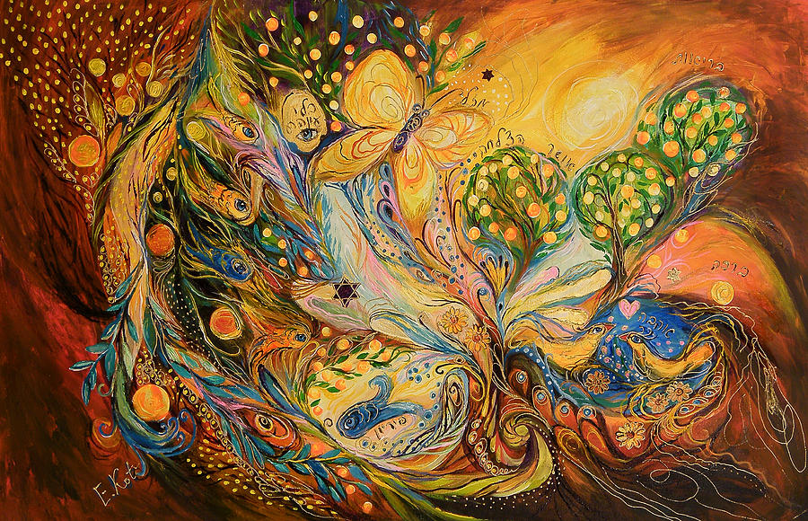 900x580 The Story Of The Orange Garden Painting By Elena Kotliarker - Story Painting
