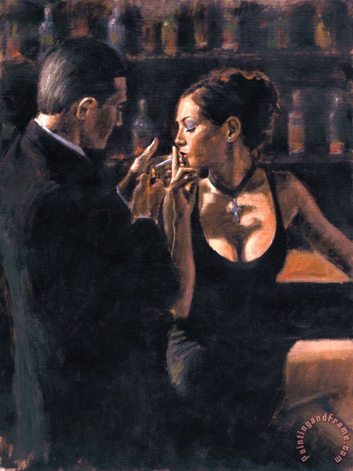 720x960 Fabian Perez When The Story Begins Painting - Story Painting