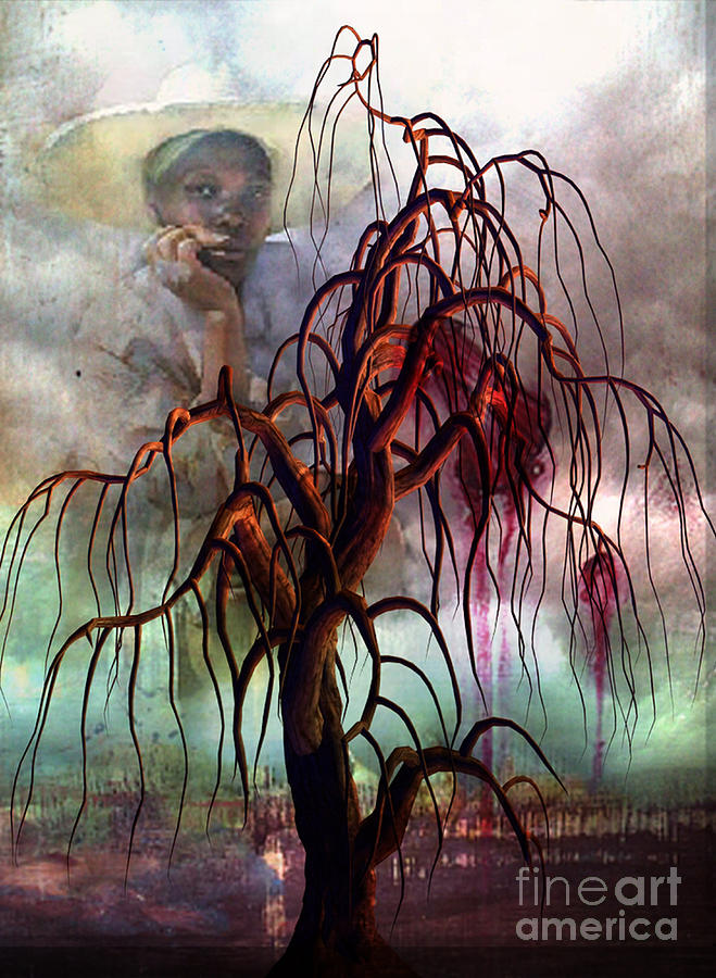 659x900 Strange Fruit Mixed Media By Tammera Malicki Wong - Strange Fruit Painting