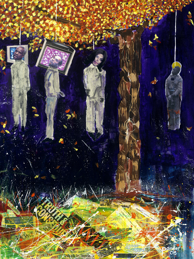 674x900 Strange Fruithigh Tech Lynching - Strange Fruit Painting