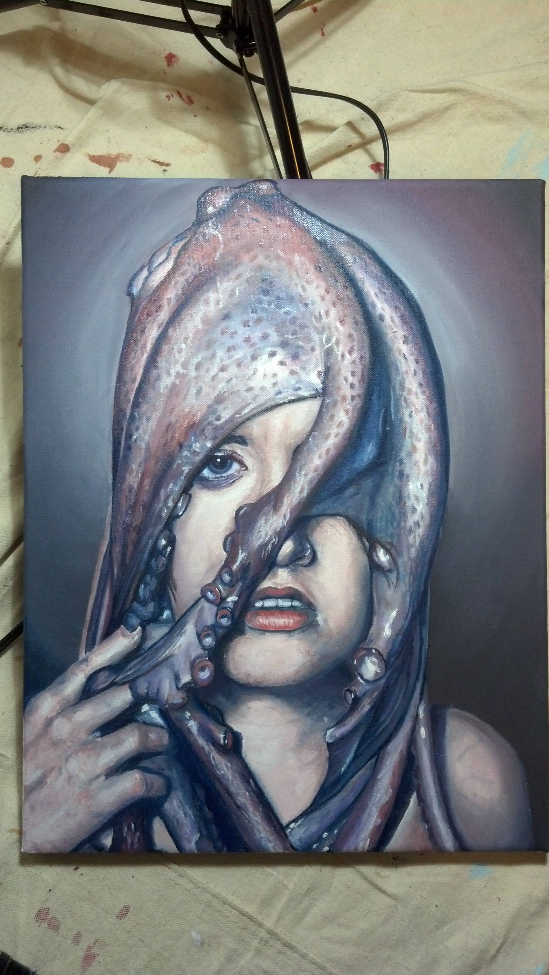 1840x3264 I Paint Strange Things Sometimes - Strange Painting