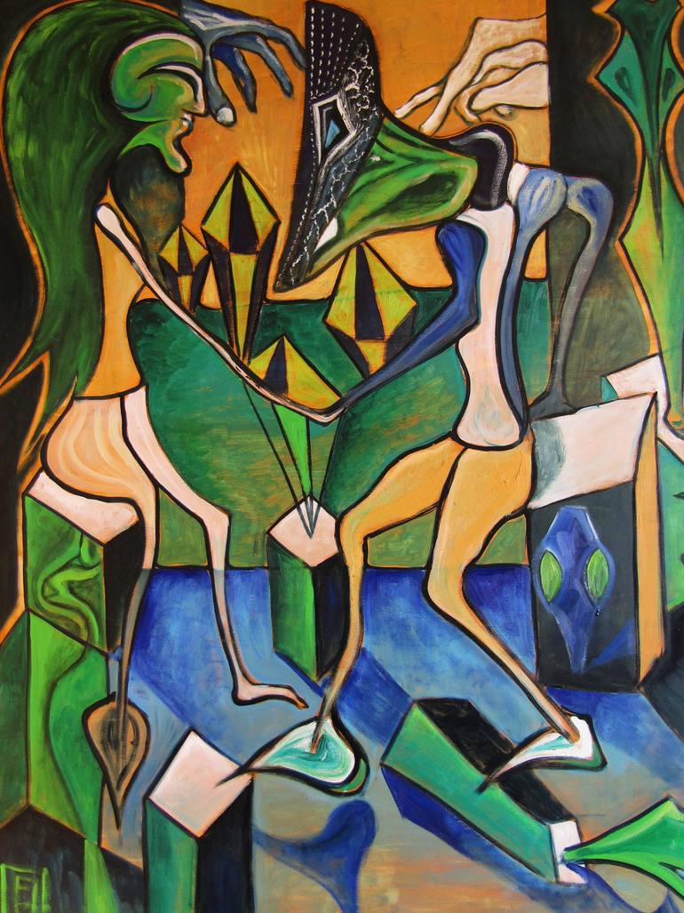 770x1027 Saatchi Art Something Strange Painting By Frantisek Florian - Strange Painting