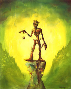 240x300 16x20 Oil Painting Surreal Strange Fantasy Bielaczyc Ebay - Strange Painting