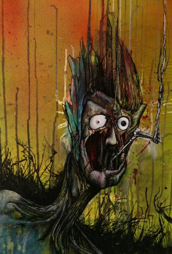 600x889 The 24 Best Strange And Creepy Paintings Images - Strange Painting