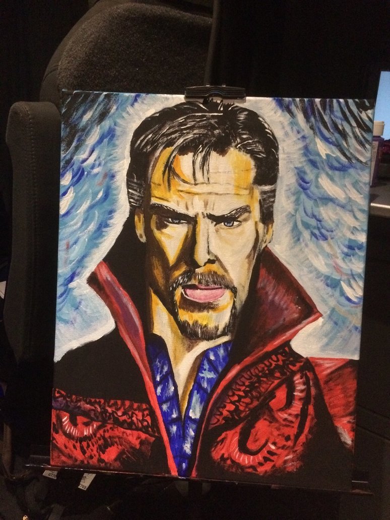 774x1032 Dr. Strange Painting By Cifercrossing - Strange Painting