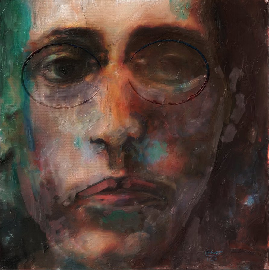 892x895 Igor Stravinsky By Les Allsopp - Stravinsky Painting