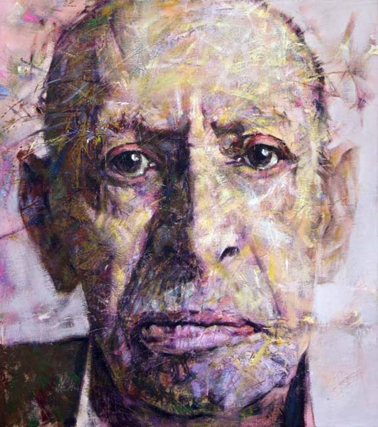 770x870 Saatchi Art Portrait. Stravinsky Painting By Alexander Ilichev - Stravinsky Painting