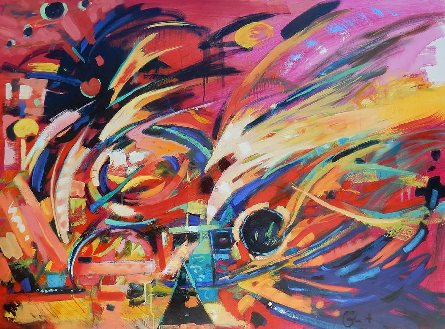 900x666 Stravinsky Painting By Gary Coleman - Stravinsky Painting