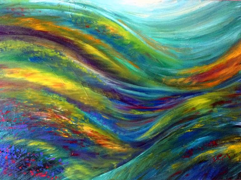 770x575 Saatchi Art Strawberry Fields Painting By Alexander Kriegel - Strawberry Fields Painting