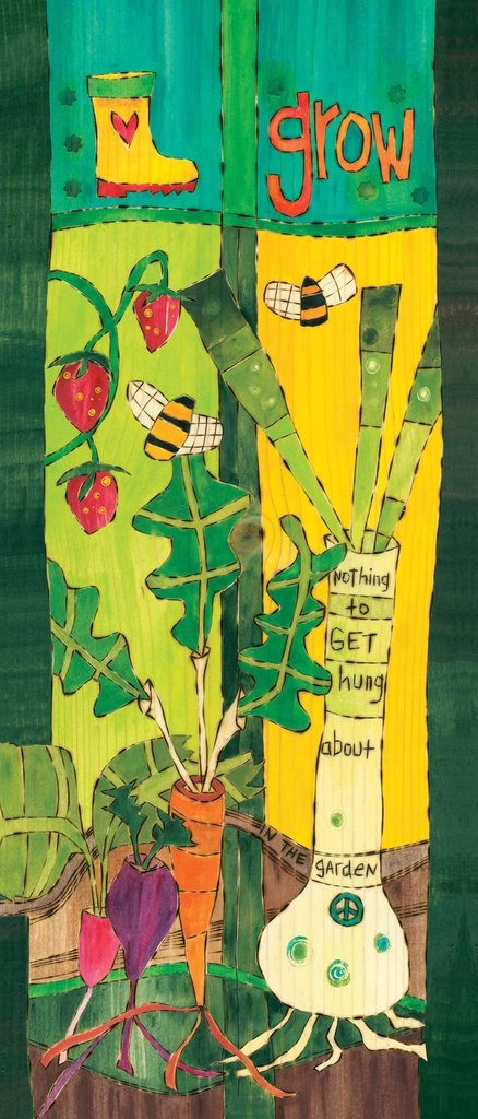 438x1024 Strawberry Fields Forever (2) Original Painting Painted Peace - Strawberry Fields Painting