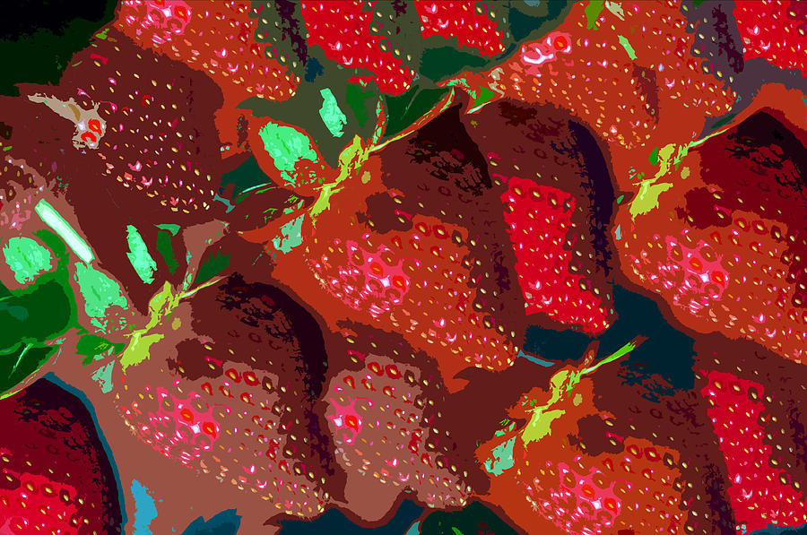 900x597 Strawberry Fields Forever Painting By David Lee Thompson - Strawberry Fields Painting