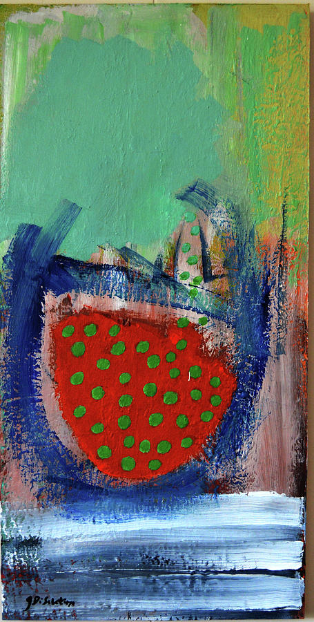 455x900 Strawberry Fields Painting By Joe Disabatino - Strawberry Fields Painting