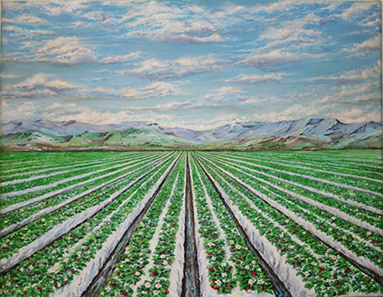 Strawberry Fields Painting at PaintingValley.com | Explore collection