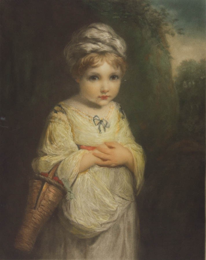 712x900 Elizabeth Gulland - Strawberry Girl Painting