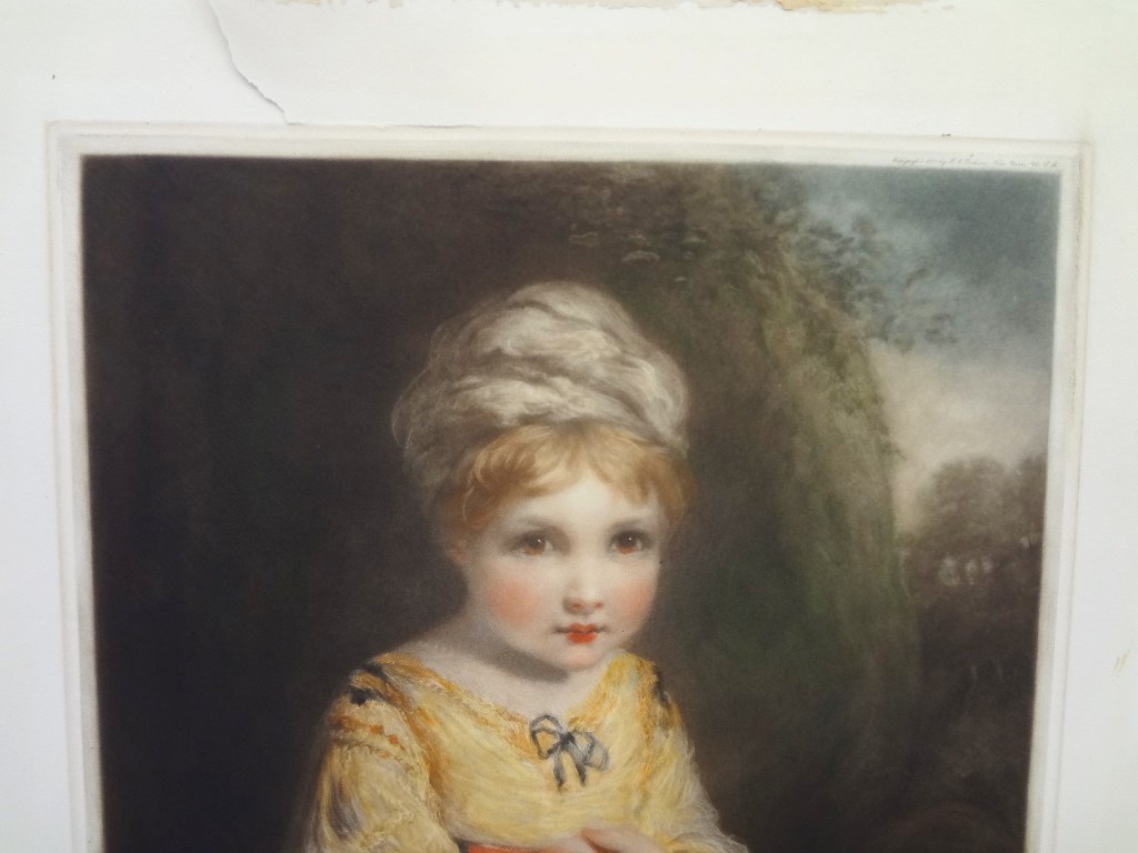 1024x768 Lot Detail - Strawberry Girl Painting