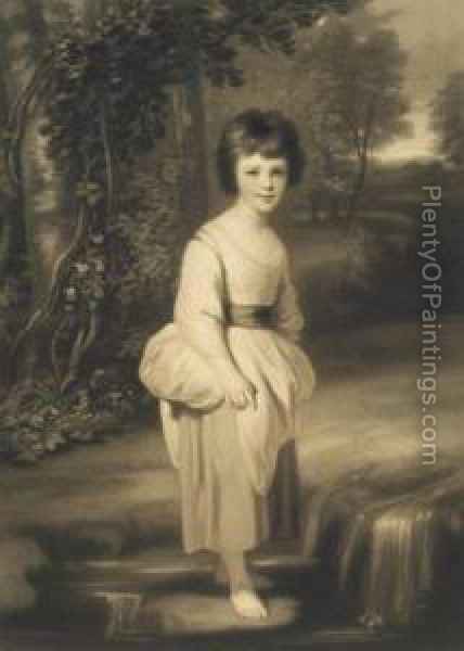 428x600 Simplicity The Strawberry Girl Miss Penelope Boothby Oil - Strawberry Girl Painting