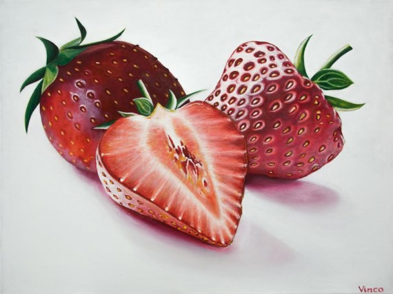 570x427 Buy Strawberries - Strawberry Painting