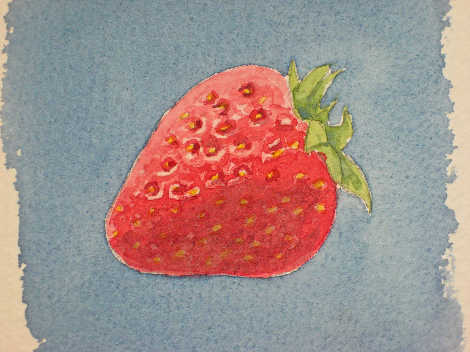 1600x1200 How To Paint Strawberries - Strawberry Painting