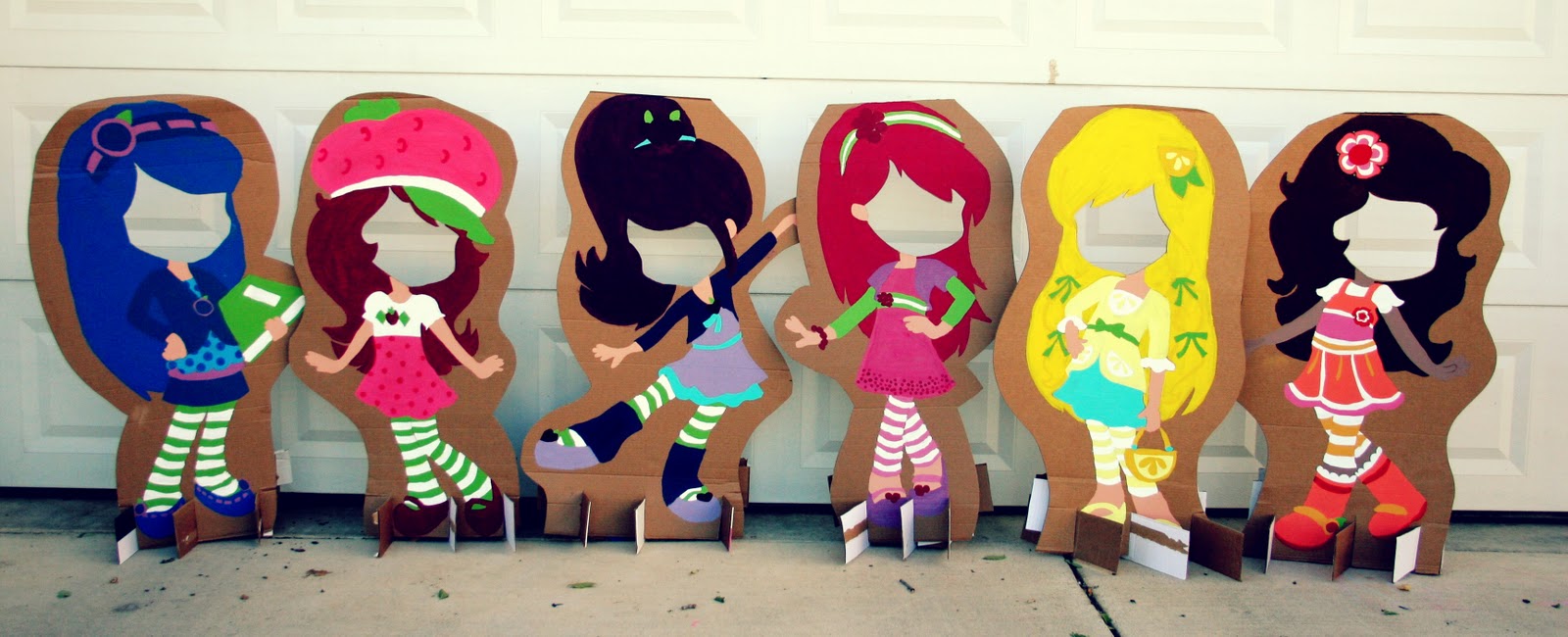 1600x650 Strawberry Shortcake Cardboard Cutouts - Strawberry Shortcake Painting