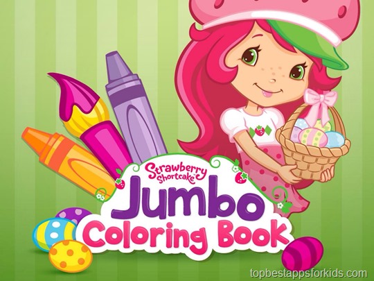 540x405 Strawberry Shortcake Jumbo Coloring Book Ipad Iphone Android Kindle - Strawberry Shortcake Painting