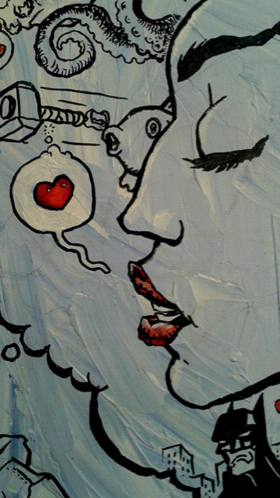 400x711 The Art Of Samax Amen New Painting Stream Of Consciousness By - Stream Of Consciousness Painting