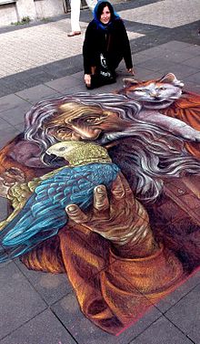220x377 Street Painting - Street Art Painting