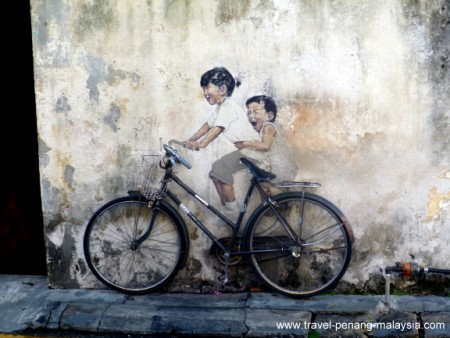 450x338 Penang Street Art Location - Street Bike Painting